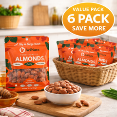 Honey Roasted Almonds | 6 Pack (2.5 oz Each)