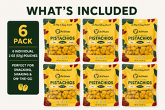 Lemon Salted Pistachios | 6 Pack (2 oz Each)