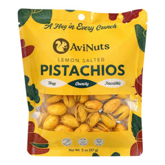 Lemon Salted Pistachios | 6 Pack (2 oz Each)