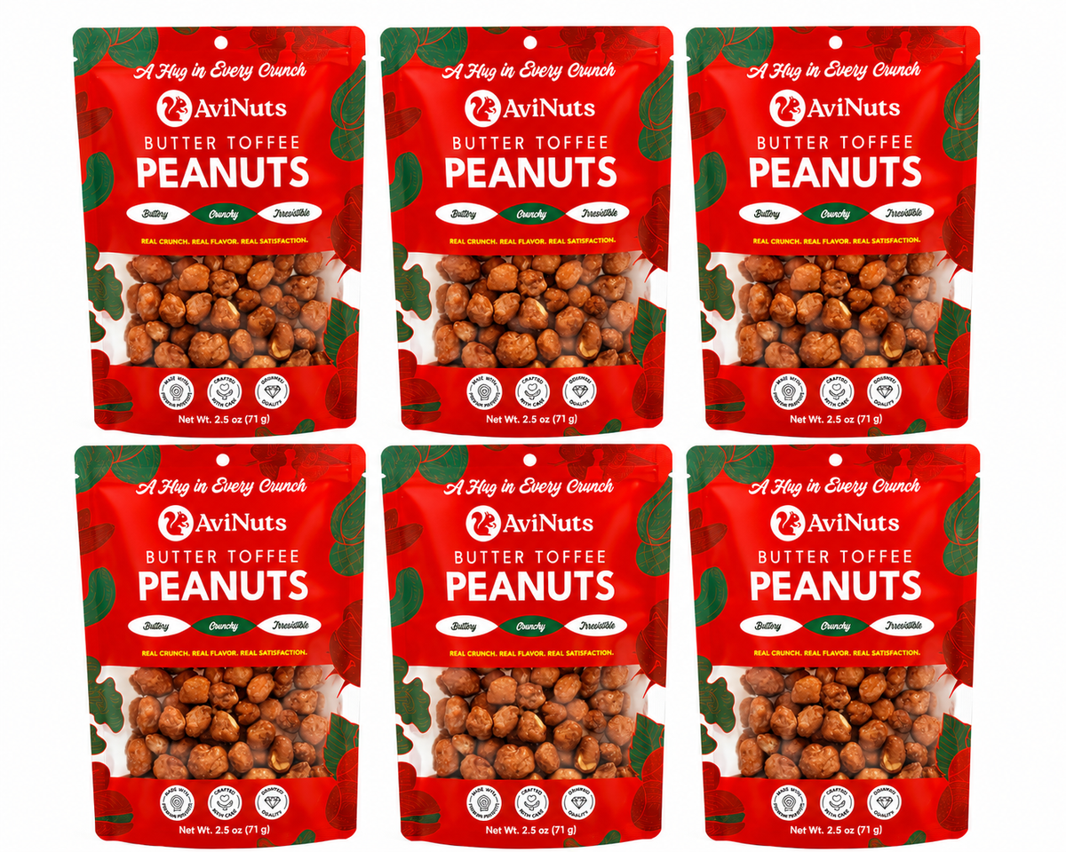 Butter Toffee Peanuts | 6 Pack (2.5 oz Each)