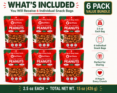 Butter Toffee Peanuts | 6 Pack (2.5 oz Each)