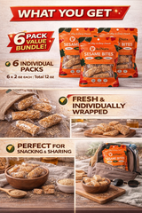 Sesame Bites | 6 Pack (2 oz Each)
