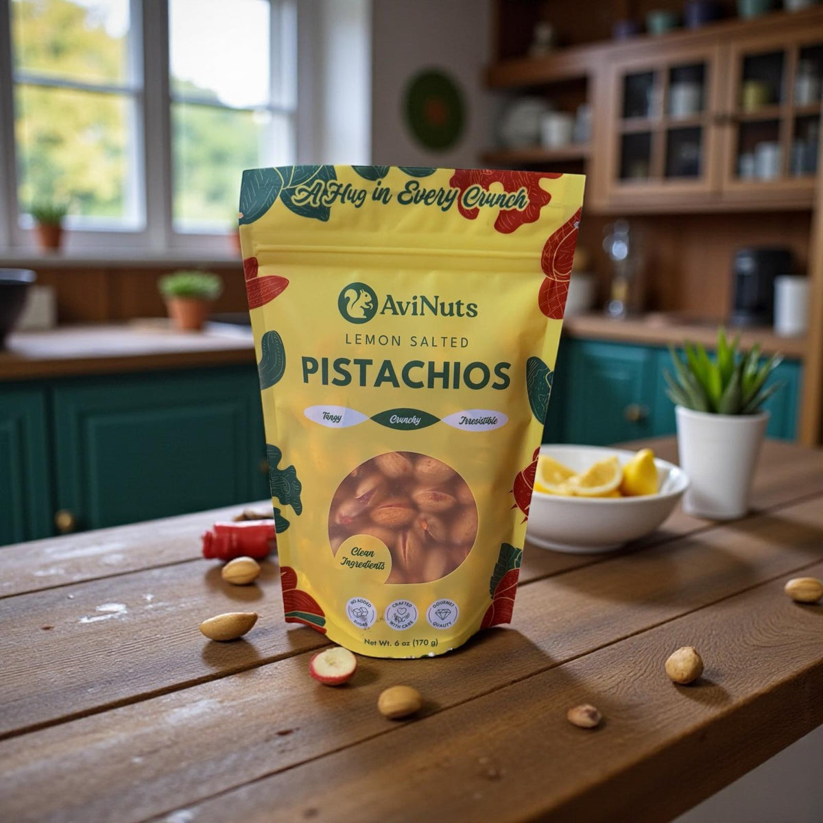 Lemon Salted Pistachios