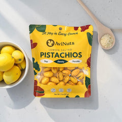 Lemon Salted pistachios (2 oz)
